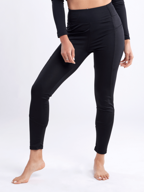 High-Waisted Classic Gym Leggings with Side Pockets
