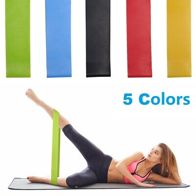 5X Yoga Workout Resistance Loop Bands & 2X Exercise Core Sliders