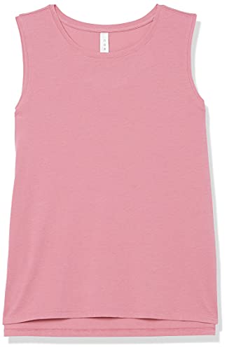 Amazon Essentials Women's Soft Cotton Standard-Fit Yoga Tank (Available in Plus Size) (Previously Core 10), Blush, Large