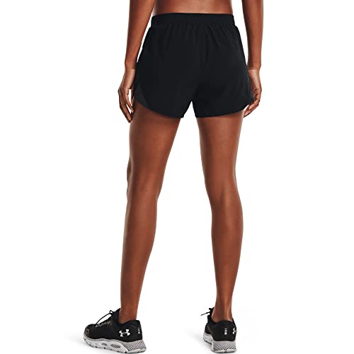 Under Armour Womens Fly By 2.0 Running Shorts , Black (001)/Black , Medium