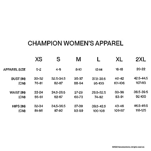 Champion womens Authentic 7/8 Tight Leggings, Black-550310, XX-Large US