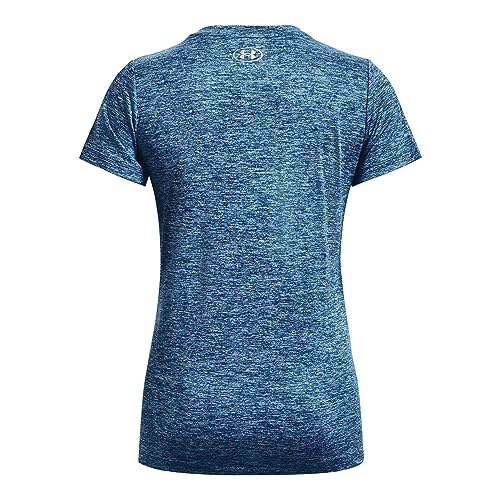 Under Armour Women's Tech Twist T-Shirt , (427) Varsity Blue / Blizzard / Metallic Silver , Medium